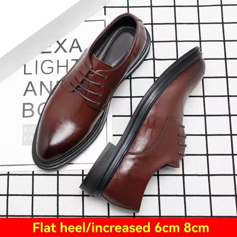 Mens Escher Leather Lace Up Shoes  |  Shoes Mens BLACK