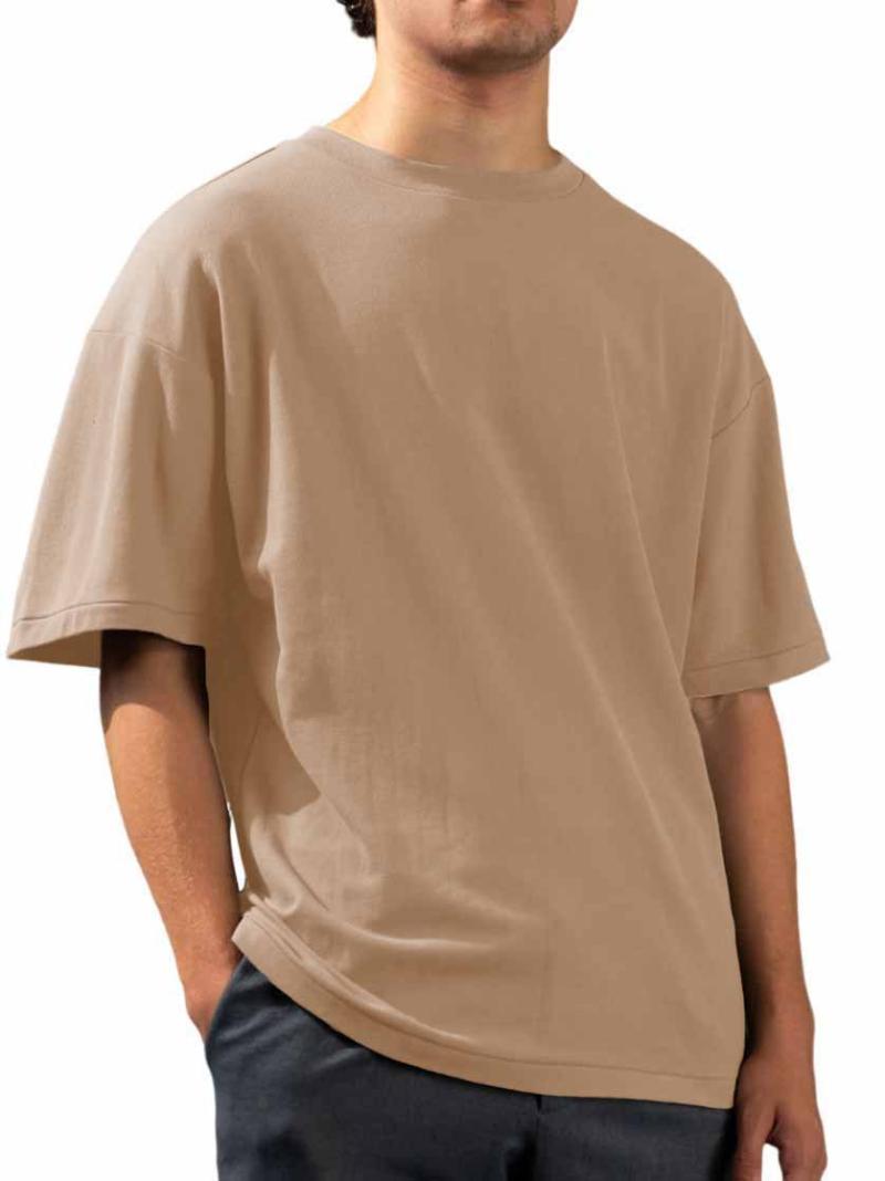 Mens Jace Oversized Crew Neck T-Shirt  |  Basics Basics Basics