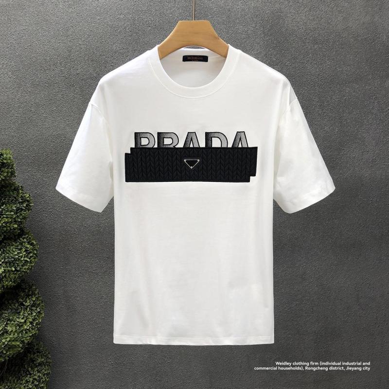 Mens Redact Oversized Embroidered Logo T-Shirt  |  T-Shirts Clothing Ashen White