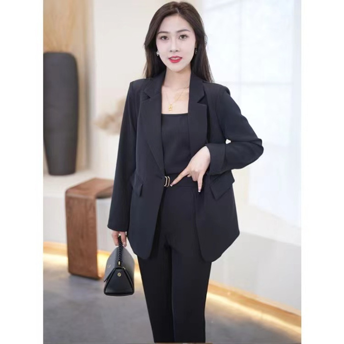 Womens Aleida Jersey Blazer  |  Suits & Tailoring Clothing BLACK