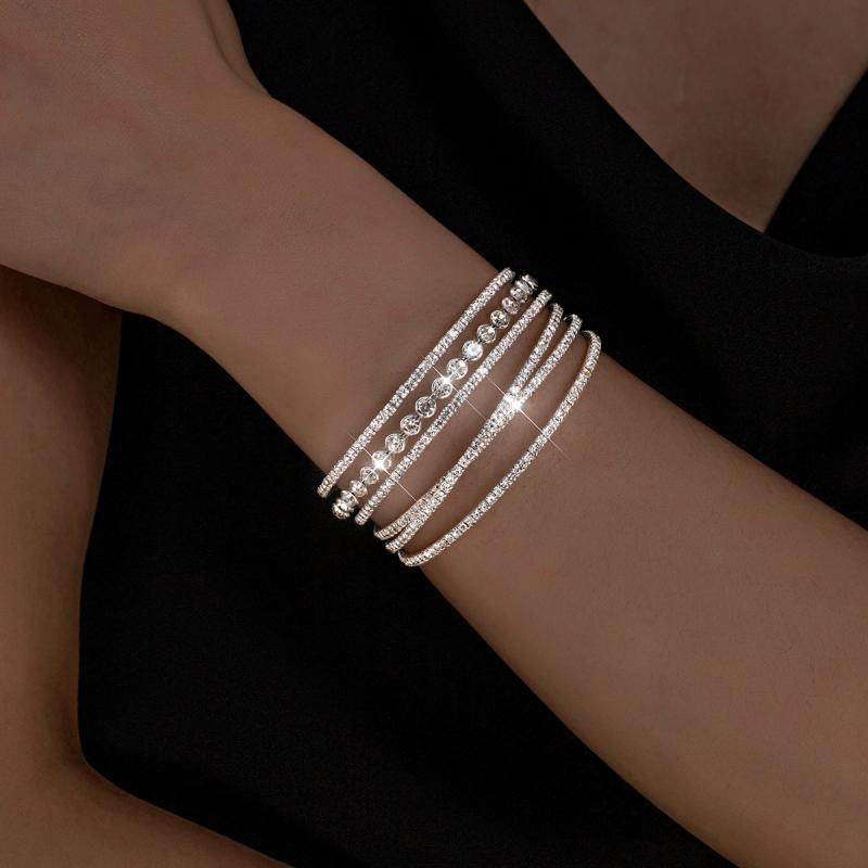 Womens Ashley Layered Chain Bracelet  |  Jewelry Accessories Jewelry