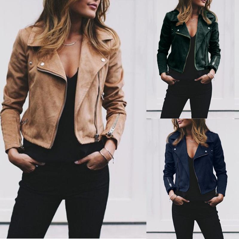 Womens Balfern Belted Suede Biker Jacket  |  Jackets & Coats Clothing Denim Blue