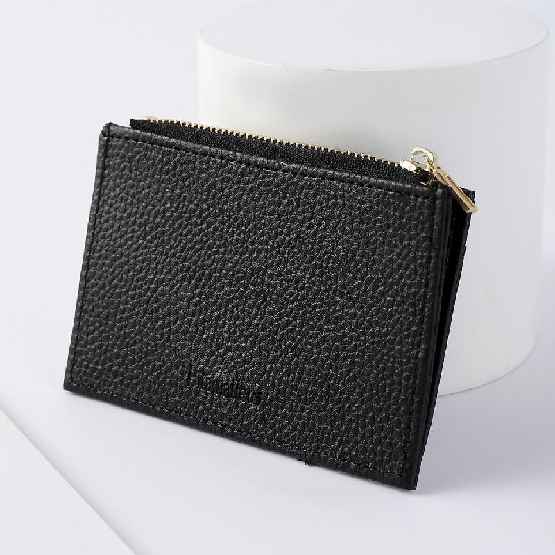 Womens Hex Leather Cardholder  |  Cardholders & Purses Accessories BLACK