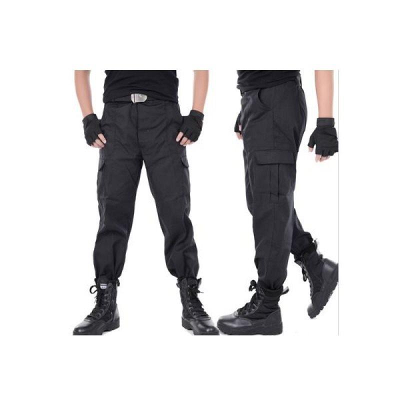 Womens Himari Coated Relaxed Fit Cargo Pants  |  Jeans & Pants Clothing Coated Black