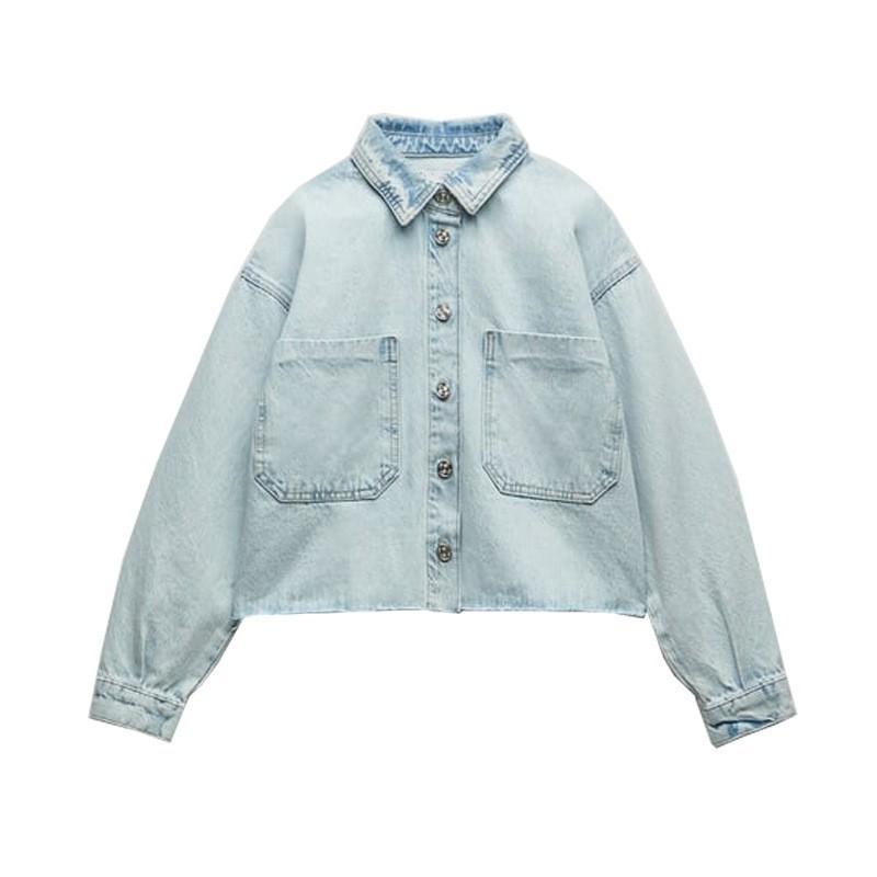 Womens Nicky Oversized Denim Shirt Jacket  |  Tops & Shirts Clothing Tops & Shirts