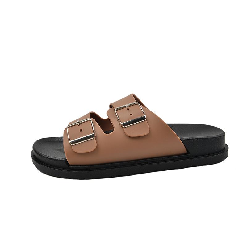 Womens Sian Leather Sandals  |  Sandals & Slides Sandals & Slides Chalk White