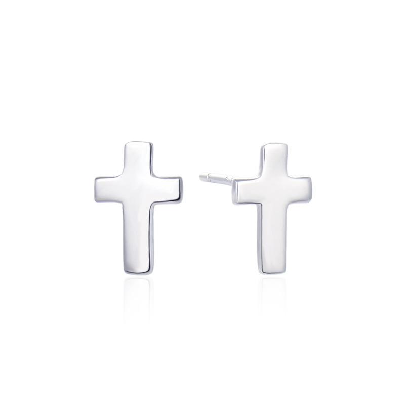 Mens Casson Cross Stud Earring  |  Jewelry Accessories Jewelry